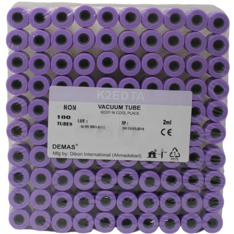 EDTA K2 Blood Collection Vacuum Tube