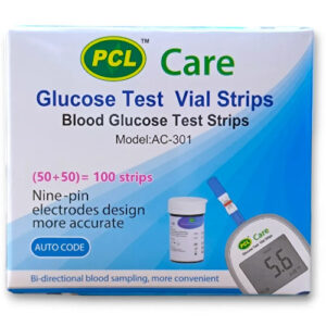 PCL Care AC-301 Blood Glucose 100-Pcs Test Strip