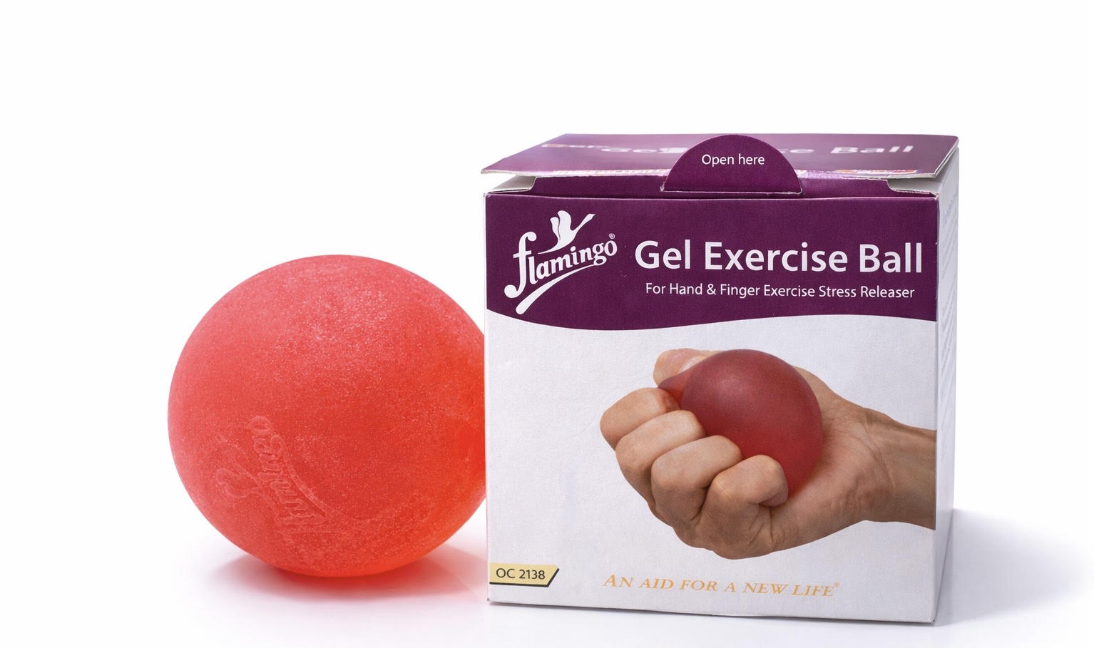 Gel Exercise Ball For Hand And Finger Exercise